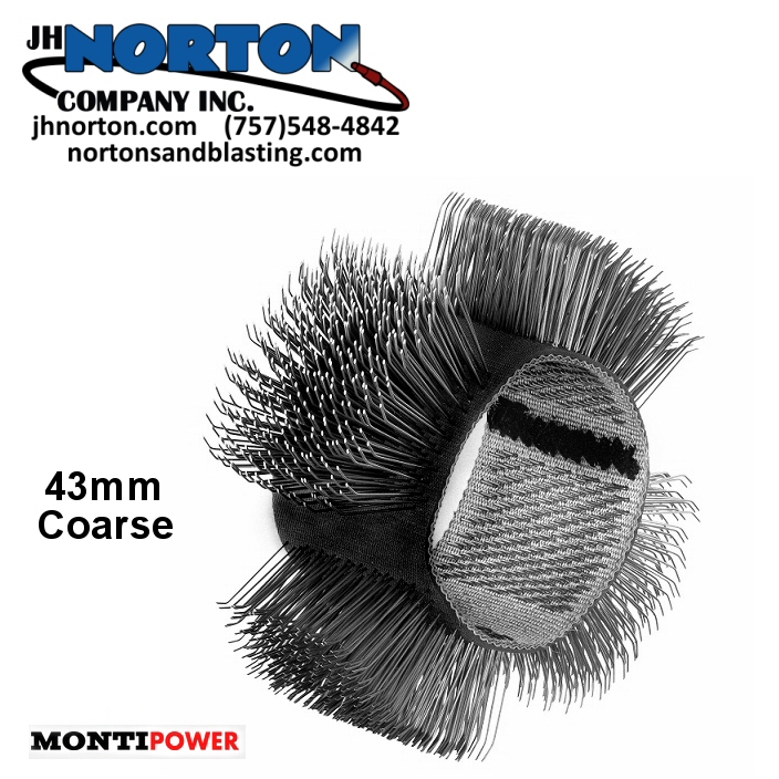 MBX Brush Belt Black Coarse 43mm
