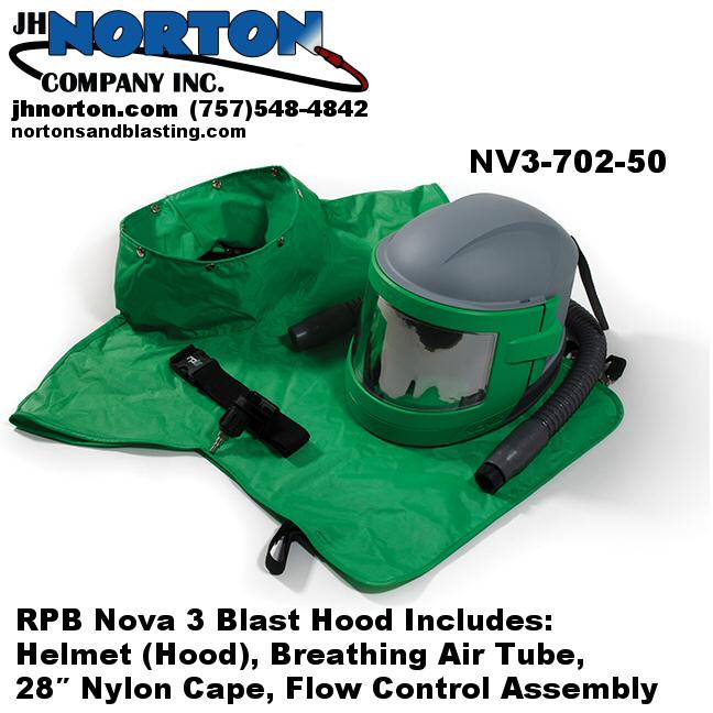 Nova 3 Blast Helmet with standard nylon cape