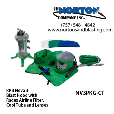 Nova 3 Blast Hood with Cool Tube, Filter and Lenses