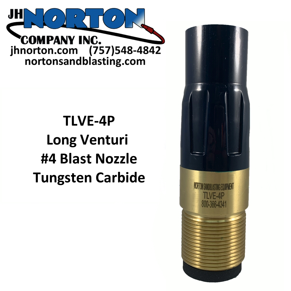 #4 Blast Nozzle Long Venturi TLVE-P