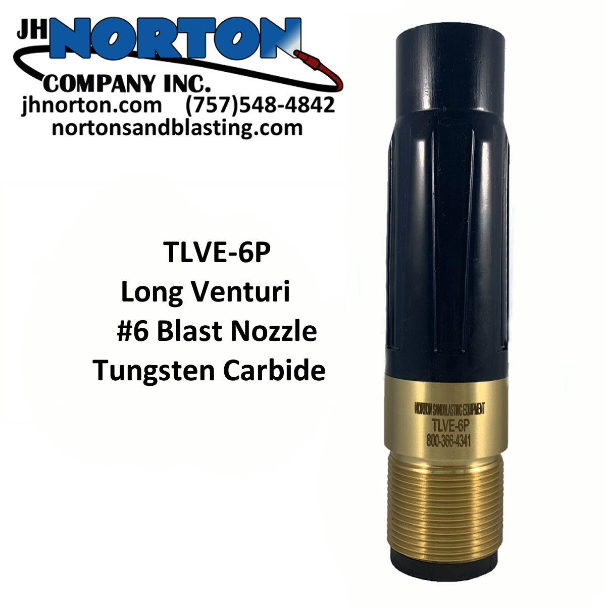 Blast Nozzle #6 Long Venturi
