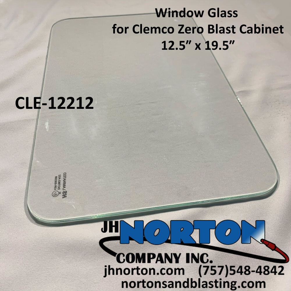 Window Glass for Clemco Zero Blast Cabinet 12212