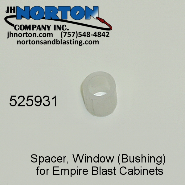 Window Spacer (Bushing) for Empire Blast Cabinets- 525931