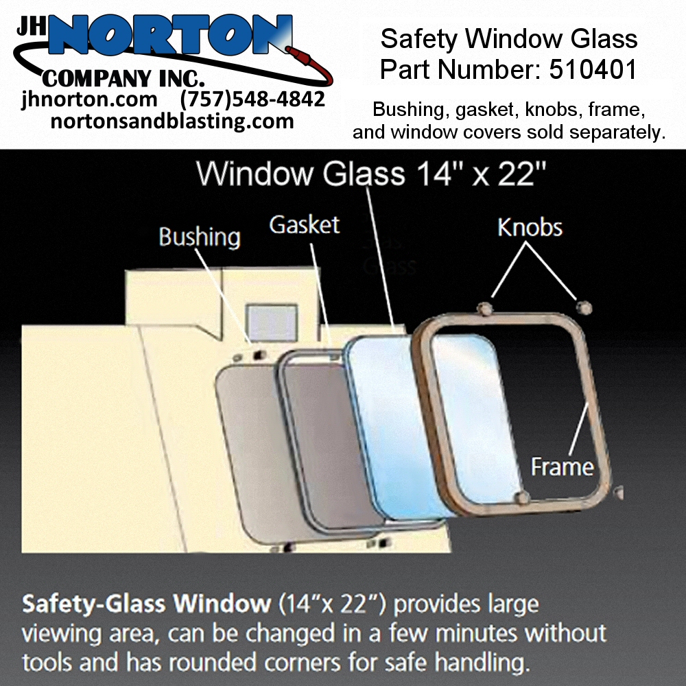Window Glass for Blast Cabinets