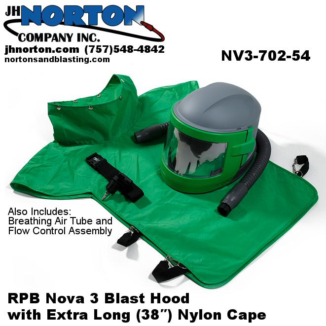 Nova 3 Blast Helmet with Long Nylon Cape
