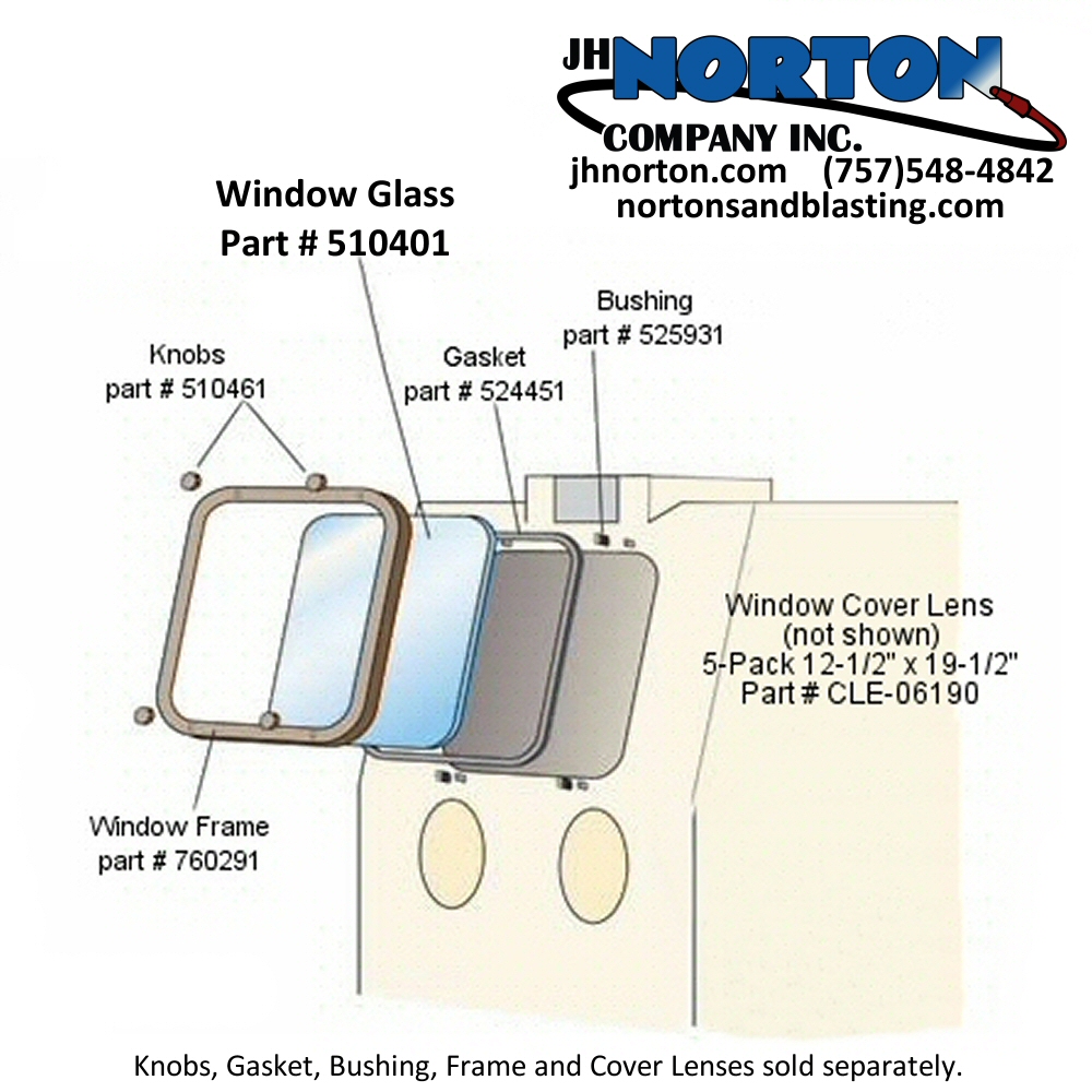 Blast Cabinet safety Window Glass