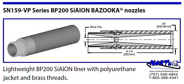 Bazooka Nozzle SiAION