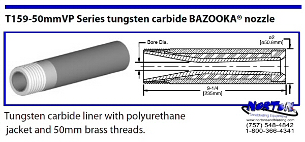 Bazooka Tungsten Carbide 50mm