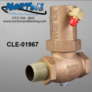 Clemco 1 Inch Outlet Valve