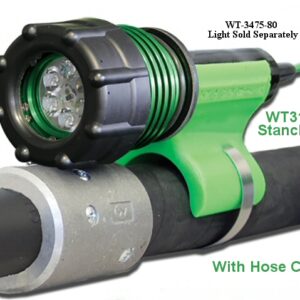 Blast Hose Light Stanchion with Hose Clamps