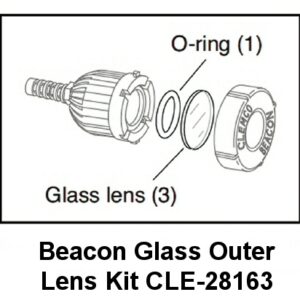 Lens, Outer Lens Kit, Glass for Beacon, CLE-28163 (28163)