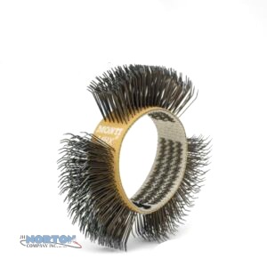 Brush Belt, 43mm Medium, Angled Tips, for Monti MBX (Beige) - MT-USBU-040-43