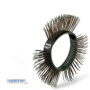 Brush Belt, 11mm Coarse, Angled, Sharpened (Black) for Monti MBX - MT-USBU-030-11