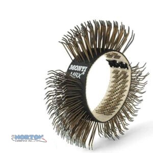 Brush Belt, 23mm Coarse, Angled, Sharpened for Monti MBX Tool (Black) - MT-USBU-030-23