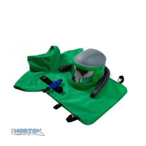 Hood, Nova 3 with Cold Air Tube and Extra Length (XL) Nylon Cape  - NV3-703-51