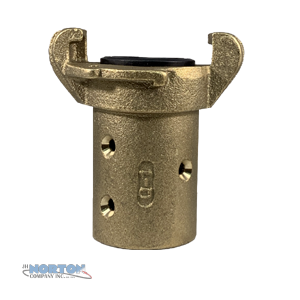 Coupling, QD Blast Hose 3/4" X 1-1/2" Brass, Premium - Q1B