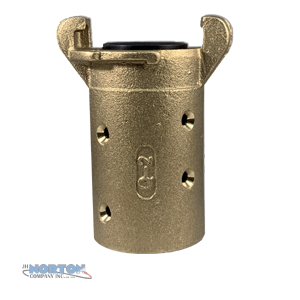 Coupling, QD Blast Hose, 1" ID X 1-7/8" OD Brass - Q2B