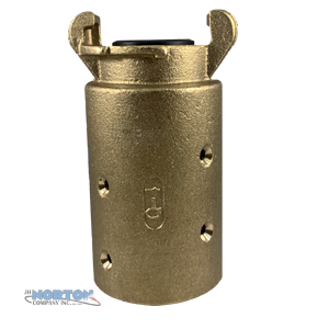 Coupling, QD Blast Hose 1-1/2" ID Brass- Q4B