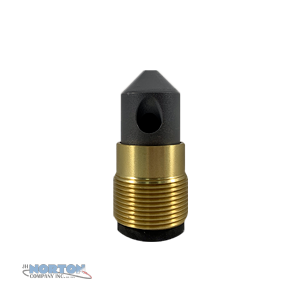 Nozzle, Size #6, 3/8" Tungsten Carbide, 45 degree, Single Outlet - T045-6