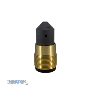 Nozzle, Size #8, 1/2" Tungsten Carbide, 45 Degree, Single Outlet - T045-8