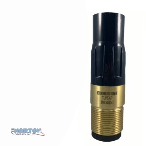 Nozzle, #4 Tungsten Carbide, Long Venturi, Polyurethane Jacket, Brass Threads -TLVE-4P