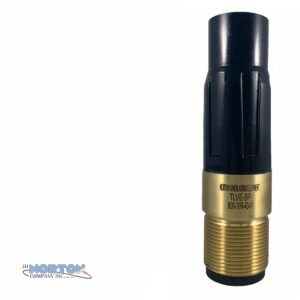 Blast Nozzle, #5 Tungsten Carbide Long Venturi, Poly Jacket, Brass Threads - TLVE-5P