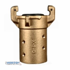 Coupling, High-Flow QD Hose End 1-1/2" Brass - Q4XB