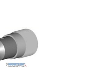 Nozzle, Size #3, 3/16", Tungsten Carbide, 45 Degree, Single Outlet - T045-3