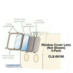 Window Cover Lens, 5 Pack 11” x 19-1/2” - 06190
